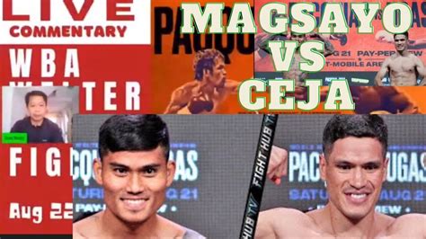 Mark Magsayo vs Julio Ceja .